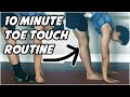 How to touch your toes 10minute hamstring routine