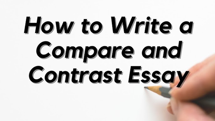 How to Write a Compare and Contrast Essay: Block Method and Point by Point,  Claim and Counterclaim - YouTube