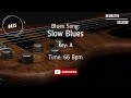 Bass Slow Blues Backing Track Jam