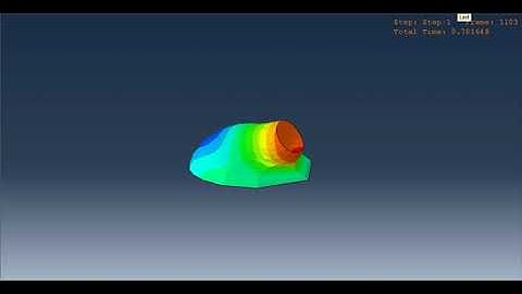 Concrete slump test simulation in Abaqus #abaqus #simulation #concrete