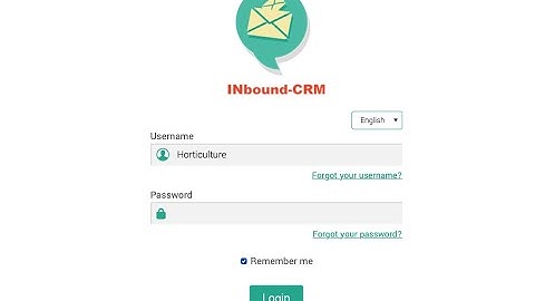 INbound-CRM Tutorial