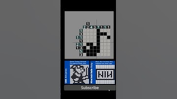 Big Picross Note.  #music #quarternote #puzzle #pixelart