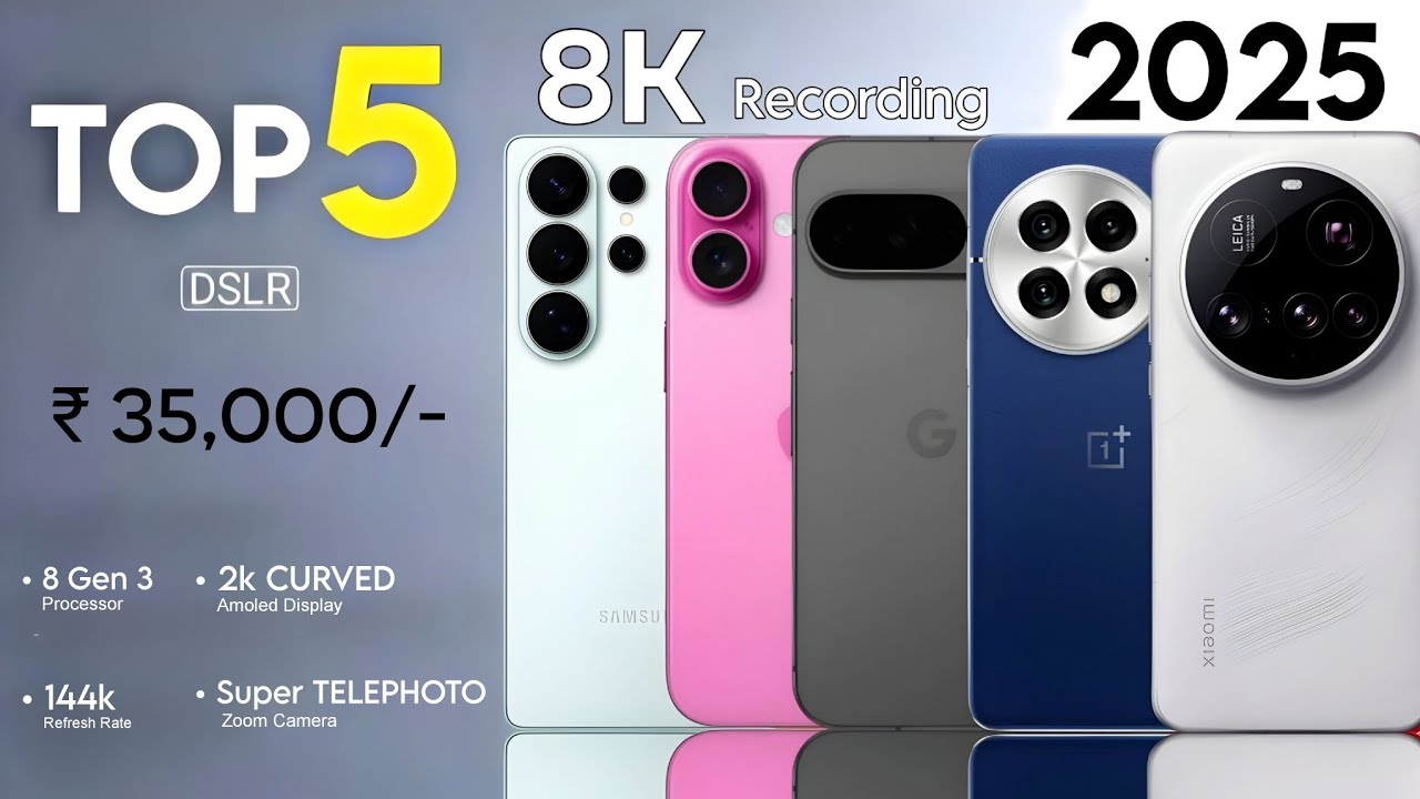 Top 5 best phone under 35000 5g 2025 | Phone under 35000 In September ...