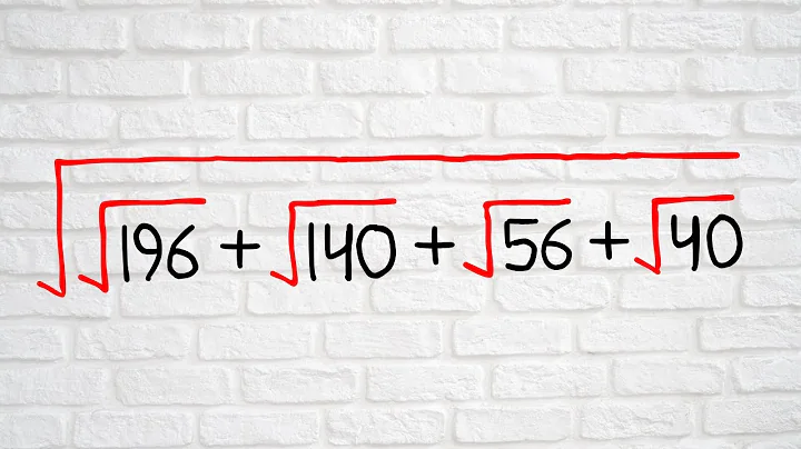 Japanese | A Nice Square Root Algebra Problem | Math Olympiad
