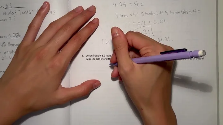 Eureka Math Grade 5 Module 1 Lesson 13 Homework | #answers  #mathwithaubrey