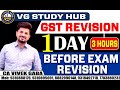 3 Hours GST REVISION | 1 Day Before Exam Revision | by CA Vivek Gaba | December 2021 |