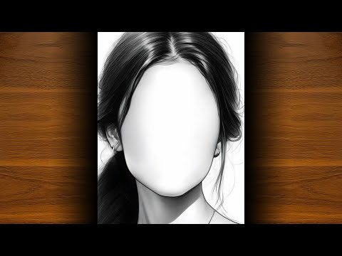 Easy Face Drawing for Beginners | No Loomis Method | Step-by-Step Pencil Sketch Tutorial by MayaDrawingArt