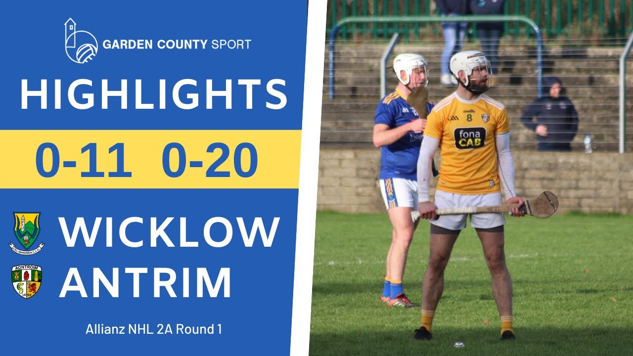 Wicklow v Antrim - NHL 2A Round 1 | Highlights