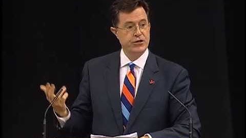 Stephen Colbert Salutes UVA