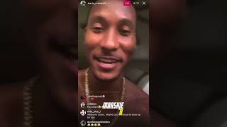 TRAVIS RUDOLPH ON IG LIVE TURNING UP TO NO AUTO DURK 🤣🤣🔥🔥 #shorts