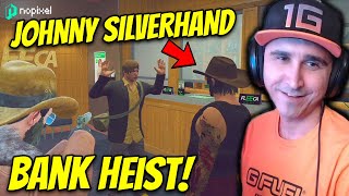 Summit1g FUNNY Bank Heist With JOHNNY SILVERHAND! | GTA 5 NoPixel RP