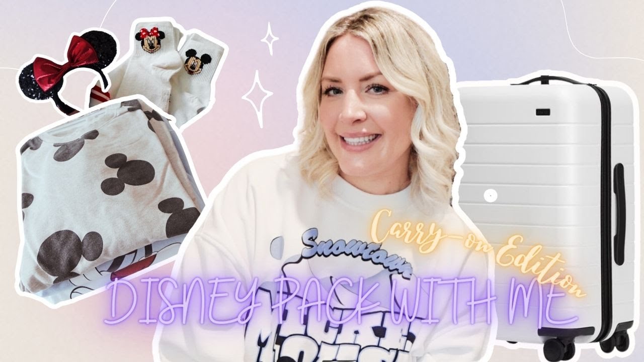 PACK FOR DISNEY IN A CARRY-ON | Packing Tips & Essentials | Winter 2024