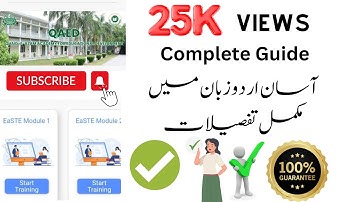 Qaed teachers training final Module  | Complete solved exercises  with answers #qaed #punjab #module
