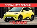 BYD SEAGULL: Precios oficiales y ¿Europa?