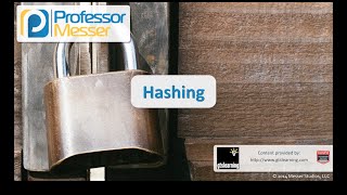 Hashing - CompTIA Security+ SY0-401: 6.1