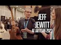 Luthier Jeff Jewitt at the Artisan Guitar Show 2023