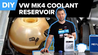 Mk4 Volkswagen Golf GTI Coolant Reservoir Replacement DIY (1998-2006 VW Beetle, Jetta, Golf)