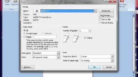 How to convert word to PDF with doPDF