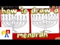 How To Draw A Menorah How To Draw A Menorah