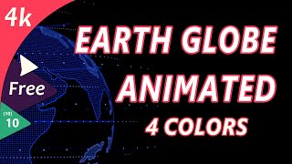 Vh cyber earth globe hologram