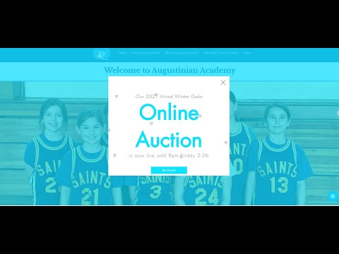 Augustinian Academy Virtual Auction How and Why!  2021