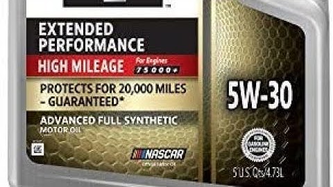 Mobil 1 5w30 high mileage full synthetic