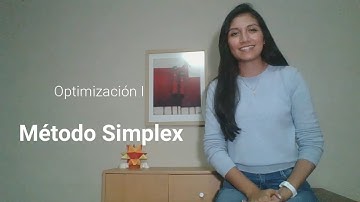 Programación lineal - Método Simplex