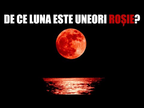 De ce Luna Este Uneori Rosie?
