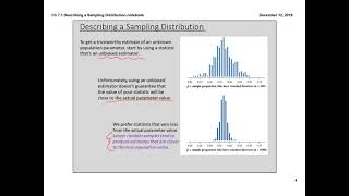 Ch 7.1 Part 2 Describing a Sampling Distribution