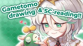 【DRAWING/SC-READING】Let's make some more Game-otomos!! #hololiveEnglish #holoJustice