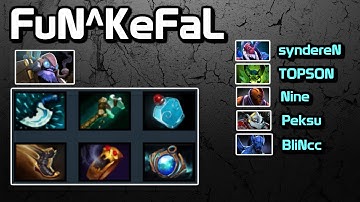 Tinker vs Pros - FuN^KeFaL full game vs Synderen, Topson, Nine, Peksu - COUNTERPICKS