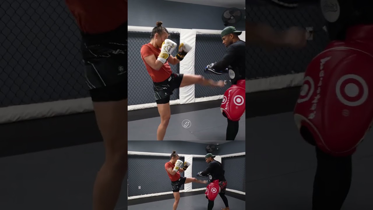 Sam Hughes Hitting Pads At Fortis MMA 🥊 | UFC 