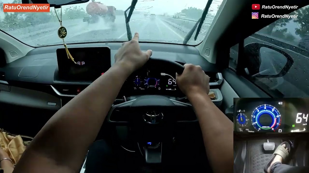 #339 - HUJAN SUPER DERAS DI TOL - ALL NEW VELOZ Q CVT - POV DRIVING INDONESIA