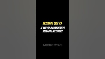 Quantitative Research Method | Research Quiz📚#shorts #researchmethodology #quiz #trivia