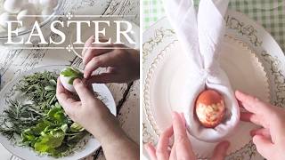 Making Botanical Easter Eggs on Our Vermont Homestead (Natural Dyes) #eastereggs