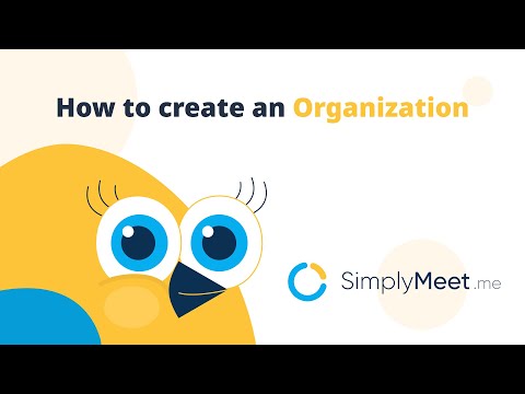 How to create an Organization
