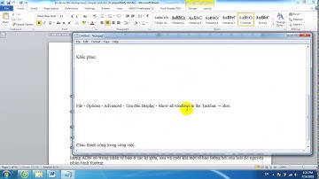 Lỗi không mở được nhiều file word cùng lúc