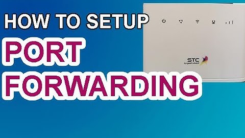 How to setup port forwarding in STC modem for DVR Korean l Hikvision | CCTV and Networking