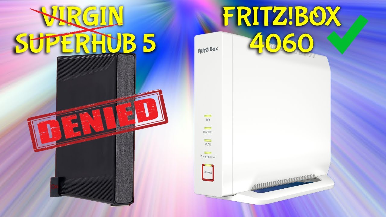 Can't get a Superhub 5? Get a Fritz!Box 4060 instead! Wifi 6 put to the  test. - YouTube