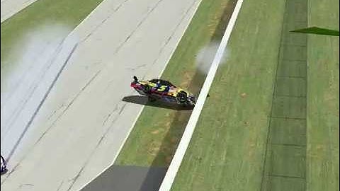 Kyle Busch blowover , NR2003