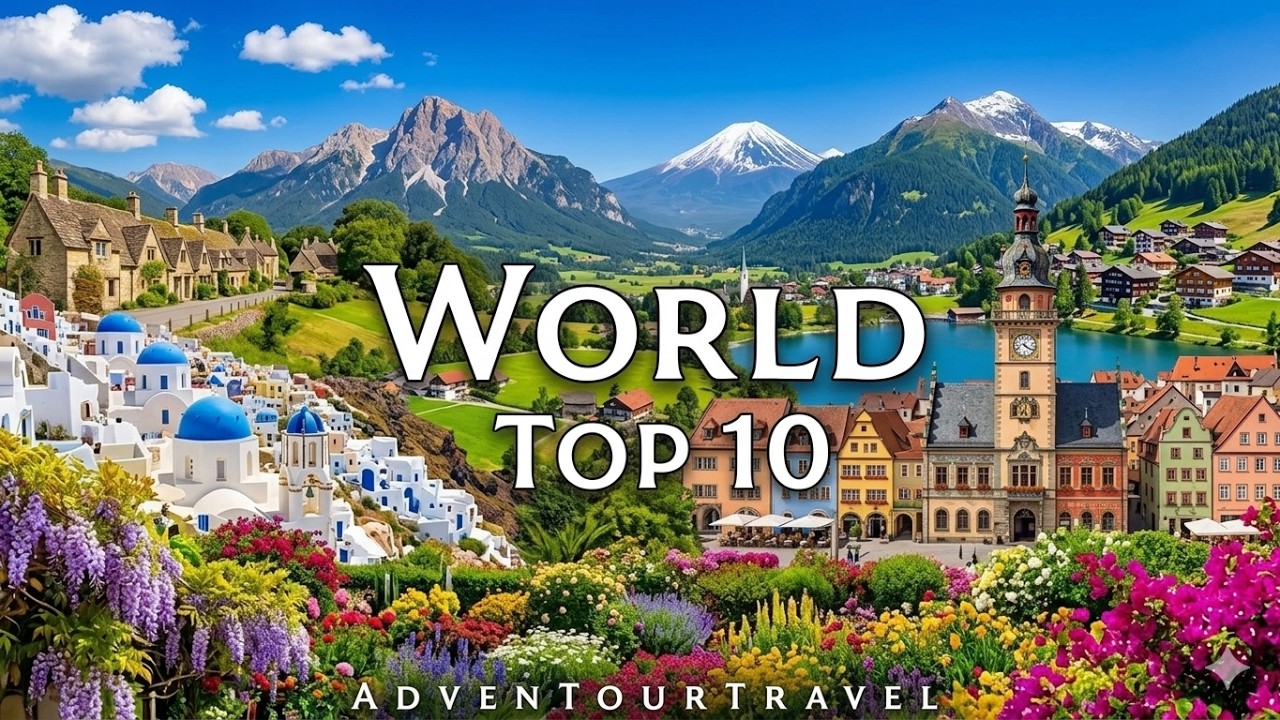 World's Most Beautiful Small Towns | Where Time Stands Still | TOP 10 | 4K