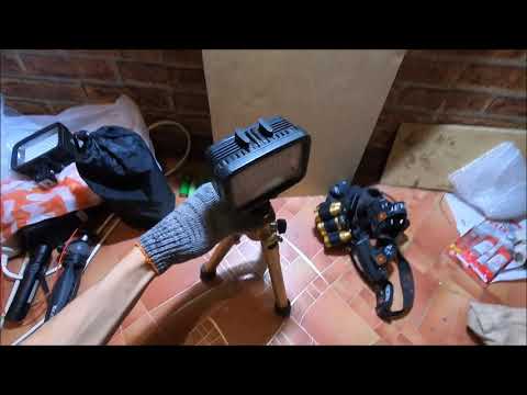 Мощные аккумуляторные прожектора на батареях 18650 из Китая: тест драйв и проверка ночью на морозе