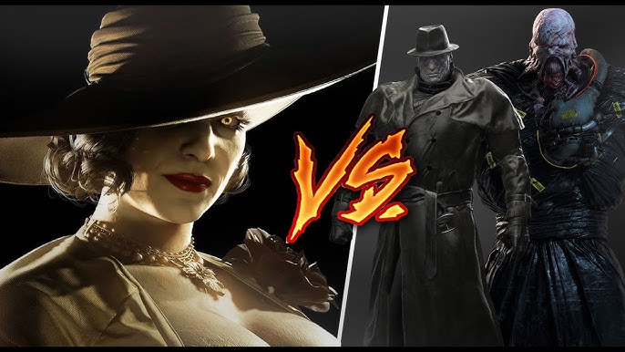 Mr. X ( Tyrant ) Vs Nemesis  Battle Of Monsters 