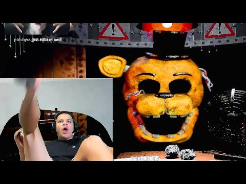 trying to beat night 6 in FNAF...