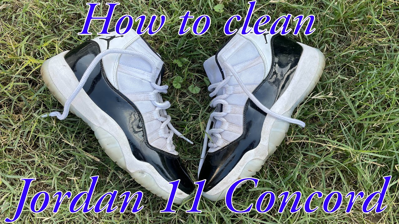 how to clean concord jordans