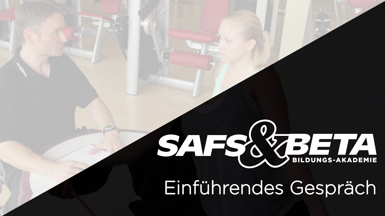 Einführendes Gespräch Personal-Trainer nach dem IAABBS Prinzip, Prüfungsvorbereitung