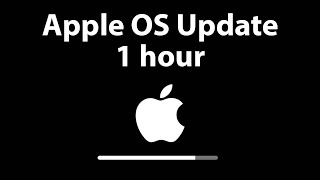 Экран обновления Apple OS 1 час НАСТОЯЩАЯ ПОЛОСА ПРОГРЕССА в 4K UHD!