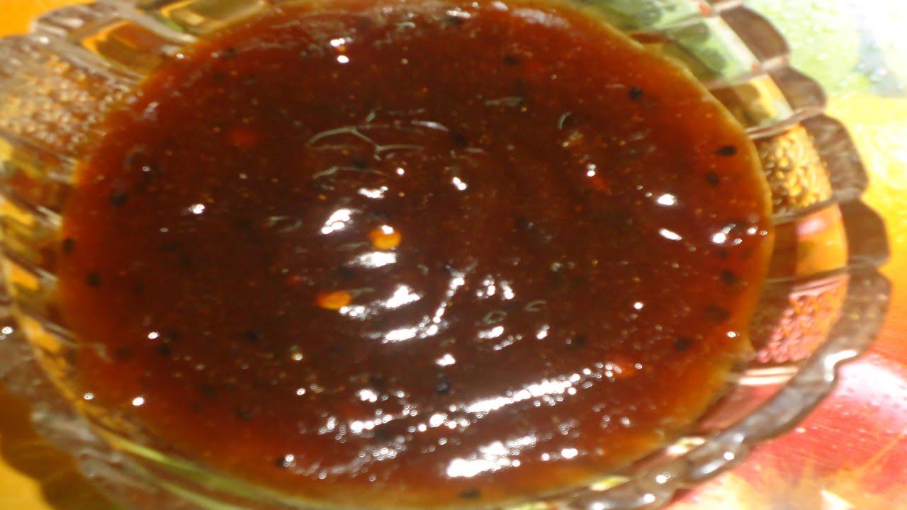 Tamarind Sauce How To Make Tamarind Sauce Youtube