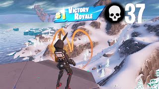 37 Elimination Solo vs Squads Gameplay (Fortnite Chapter 4 Season 2 Full Game Win)