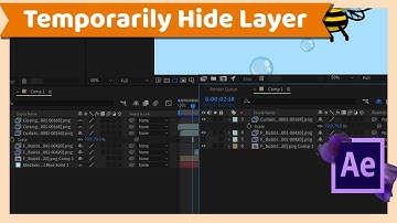 After Effects Tutorial : How to Hide Layer Temporarily ( Shy Layer )